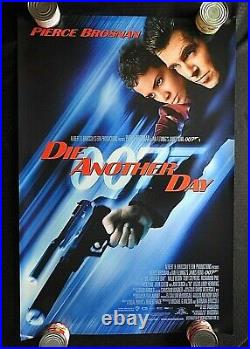 2002 DIE ANOTHER DAY 007 27 x 40 Movie Poster JAMES BOND Pierce Brosnan MINTY