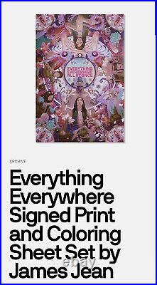 A24 Everything Everywhere All At Once Movie Art Print Poster James Jean SIGNED