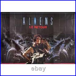 ALIENS French Movie Poster 158x118 in. 1986 James Cameron, Sigourney Weav