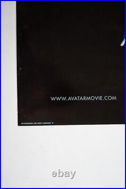 AVATAR 27x40 1SH Original RARE DS Teaser Movie Poster 2009 JAMES CAMERON SCI-FI
