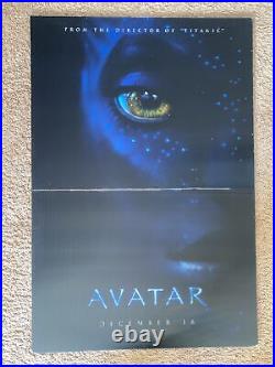 AVATAR LENTICULAR ORIG MOVIE THEATER POSTER JAMES CAMERON NEW MOVIE COMING 27x40