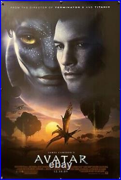 AVATAR Original One Sheet Movie Poster 2009 JAMES CAMERON