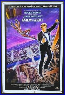 A View to a Kill Original Advance Movie Poster James Bond Hollywood Posters