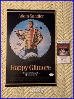 Adam Sandler Signed The Happy Gilmore Movie Poster 11X 17 JSA Authentication COA