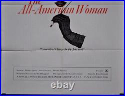 All American Woman 1976 ORIGINAL 27X41 SEXPLOITATION MOVIE POSTER MARILYN JAMES