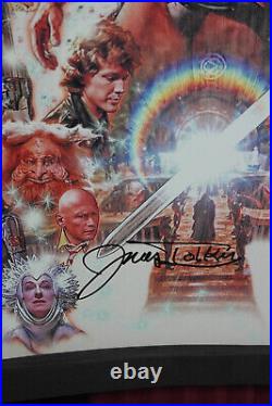 Autographed Poster Masters Of The Universe Dolph & James + COA