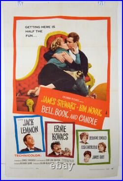 Bell Book And Candle 1958 Original Movie Poster James Stewart Kim Novac