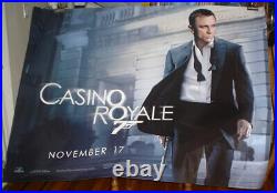 CASINO ROYALE 007 James Bond 5FT SUBWAY MOVIE POSTER 2006 Daniel Craig