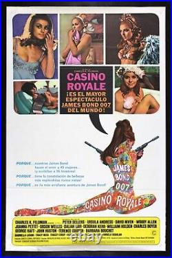 CASINO ROYALE? CineMasterpieces JAMES BOND GIRL ORIGINAL MOVIE POSTER 1967
