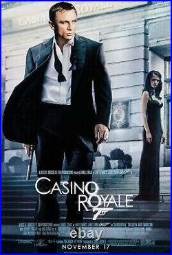 CASINO ROYALE DANIEL CRAIG JAMES BOND 007 Movie Poster Original Rolled 27 x 40