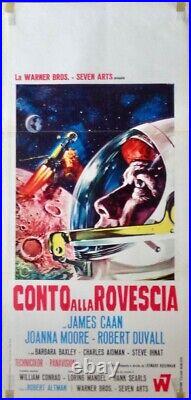 COUNTDOWN Italian Locandina movie poster 1968 JAMES CAAN ROBERT ALTMAN CASARO