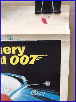 Diamonds Are Forever 1971 James Bond 007 Belgian Movie Insert Poster 14X25