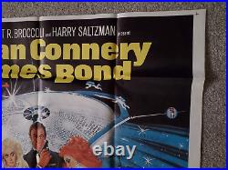 Diamonds Are Forever Sean Connery James Bond 1971 3-sheet Movie Poster New 41x77