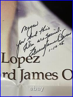 Edward James Olmos Selena Quintanilla Signed Autograph Original Movie Poster JSA