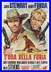 FIRECREEK Italian 4F movie poster 55x79 JAMES STEWART HENRY FONDA 1968 CASARO