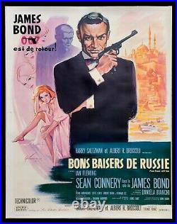 FROM RUSSIA WITH LOVE? CineMasterpieces 1963 FRENCH MOVIE POSTER JAMES BOND 007
