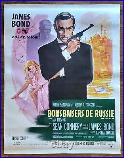 FROM RUSSIA WITH LOVE? CineMasterpieces FRANCE MOVIE POSTER JAMES BOND 1970'S