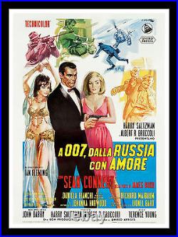 FROM RUSSIA WITH LOVE CineMasterpieces ORIGINAL JAMES BOND ITALIAN MOVIE POSTER