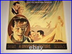 Frankenstein One Sheet Movie Poster Lithograph Boris Karloff James Whale S2 Art
