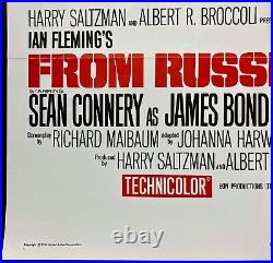 From Russia With Love Original US One Sheet Movie Poster Sean Connery James Bond