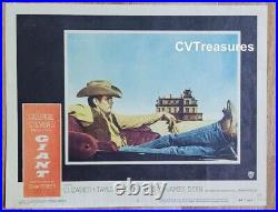 GIANT Original Vintage Lobby Card Movie Poster James Dean Iconic Scene 1956