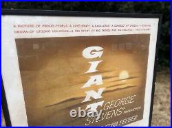 GIANT original movie poster, James Dean, 1950s - #20240312S