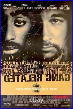 Gang Related James Belushi Tupac Double Sided One Sheet Movie Promo Poser 27 x 4