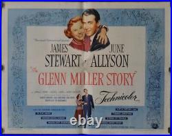 Glenn Miller Story R1960 ORIGINAL 22X28 MOVIE POSTER JAMES STEWART JUNE ALLYSON