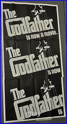 Godfather 1972 ORIGINAL 41X81 NM MOVIE POSTER MARLON BRANDO JAMES CAAN AL PACINO