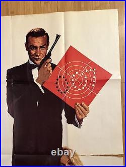 HUGE Viva James Bond 007 Sean Connery 1970 French Grande Movie Poster Yves Thos