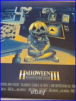 Halloween 3 Season Of The Witch Horror Movie Art Print Poster Mondo James Neal