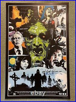Halloween 3 The Fog Tom Atkins Signed Print Movie Poster Mondo James Rheem Davis
