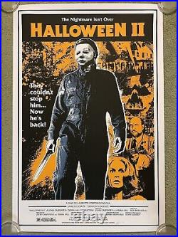 Halloween II 2 Michael Myers Horror Print Movie Poster Mondo James Rheem Davis