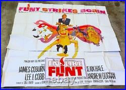 In Like Flint Movie Poster James Coburn HOLIDAY SPECIAL 1967 Hollywood Posters