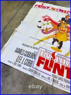 In Like Flint Movie Poster James Coburn HOLIDAY SPECIAL 1967 Hollywood Posters