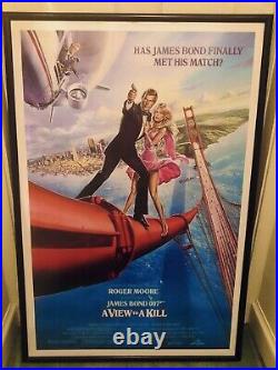 JAMES BOND 007 A VIEW TO A KILL Original Movie Poster 1sh ROLLED 1985 27x41