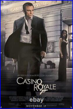 JAMES BOND 007 CASINO ROYALE Original One Sheet Movie Poster 2006