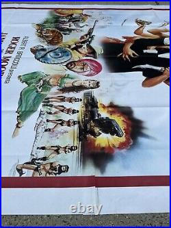 JAMES BOND 007 OCTOPUSSY Original Italian 2 Piece Movie Poster 1983 55x77