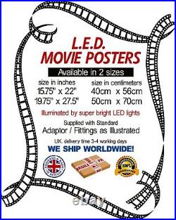 JAMES BOND OCTOPUSSY Lightbox movie poster light up led sign home cinema room