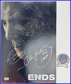 JAMES JUDE COURTNEY ROHAN CAMPBELL signed 12x18 Poster HALLOWEEN ENDS Beckett