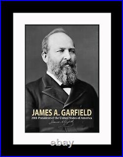 James A. Garfield 20th President Poster Picture or Framed Wall Art