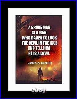 James A. Garfield A Pound Of Poster Print Picture or Framed Wall Art