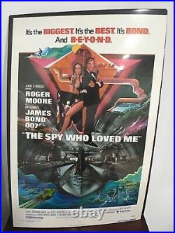 James Bond 1977 The Spy Who Loved Me Original Movie Poster United Artists
