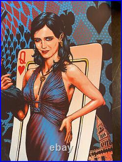 James Bond #/25 Casino Royale 007 Movie Poster Art Print Daniel Craig mondo Sdcc