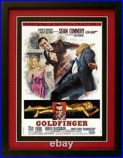 James Bond Goldfinger Movie Poster