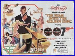 James Bond, Man With The Golden Gun Guinness Film Movie Poster, United Artists