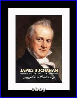 James Buchanan 15th President Poster Picture or Framed Wall Art