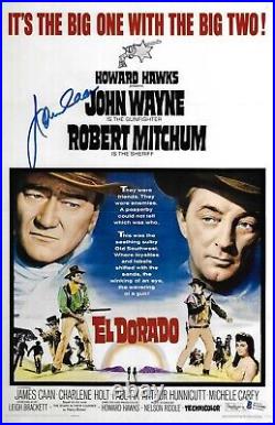 James Caan Signed 11x17 El Dorado Movie Poster Photo Beckett Witnessed