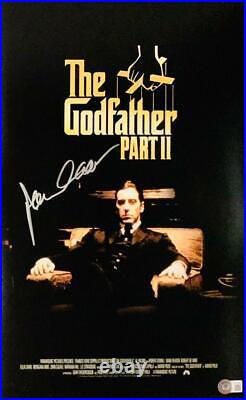 James Caan Signed 11x17 The Godfather Part II Movie Poster Photo Beckett Witness