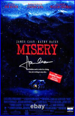 James Caan Signed Misery 11x17 Movie Poster SCHWARTZ COA